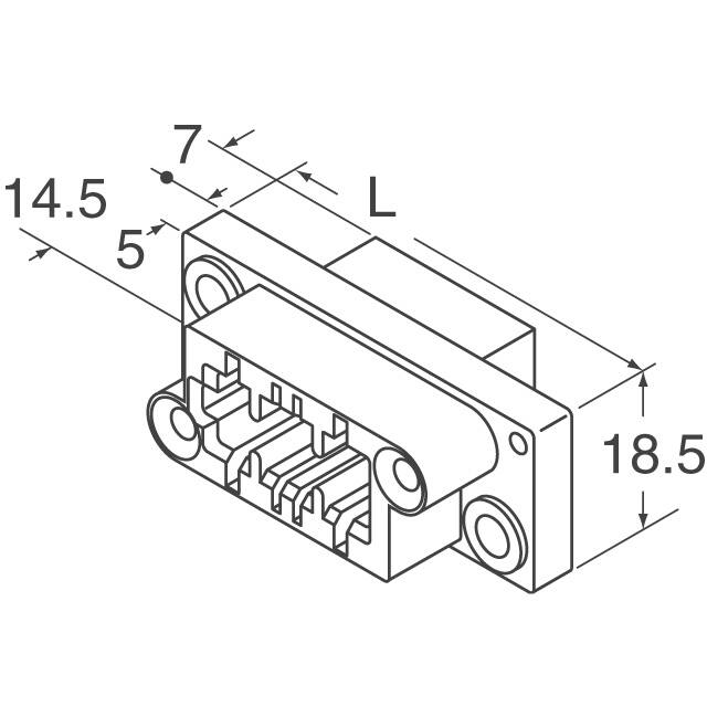 QR/P1-24S-C(51) Hirose Electric Co Ltd  Alloggiamenti per connettori backplane